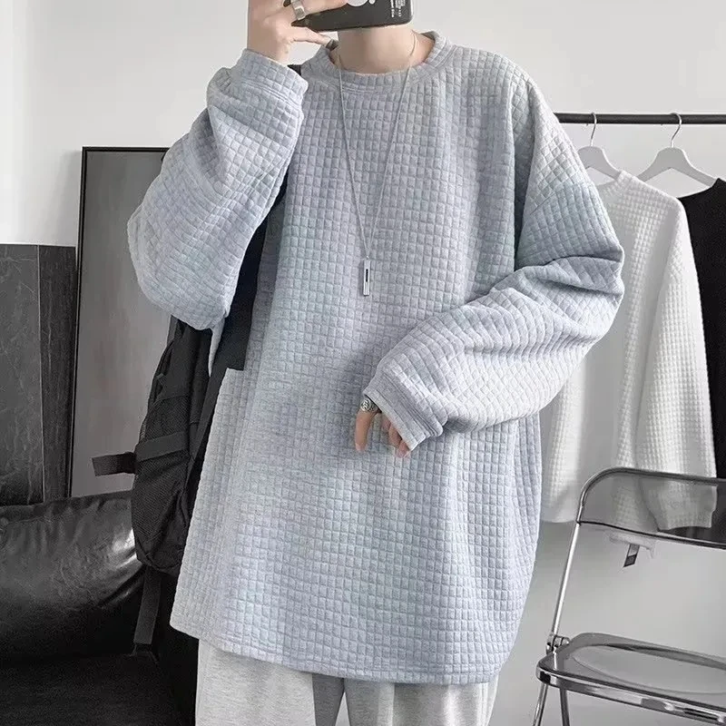 Spring Autumn Winter Solid Print Letters Casual Men's Loose Sporty Cool Boys Soft Pullover T Shirt Long Sleeve Top Waffle
Spring Autumn Winter Solid Print Letters Casual Men's Loose Sporty Cool Boys Soft Pullover T Shirt Long Sleeve Top Waffle
