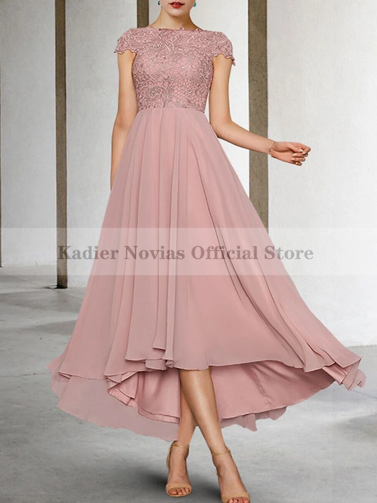 Kadier Novias High Low Blush Pink Chiffon Mother of the Bride Dresses Women's Dresses for Party 2022 Wedding Party Dress
Kadier Novias High Low Blush Pink Chiffon Mother of the Bride Dresses Women's Dresses for Party 2022 Wedding Party Dress