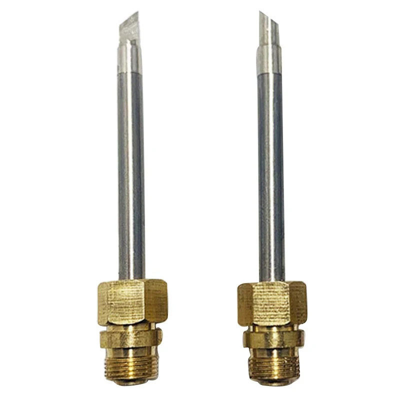 2 Pcs 510 Interface Soldering Iron Tip Mini USB Soldering Iron Tip Welding Rework Accessories, Knife Tip & Horseshoe
2 Pcs 510 Interface Soldering Iron Tip Mini USB Soldering Iron Tip Welding Rework Accessories, Knife Tip & Horseshoe