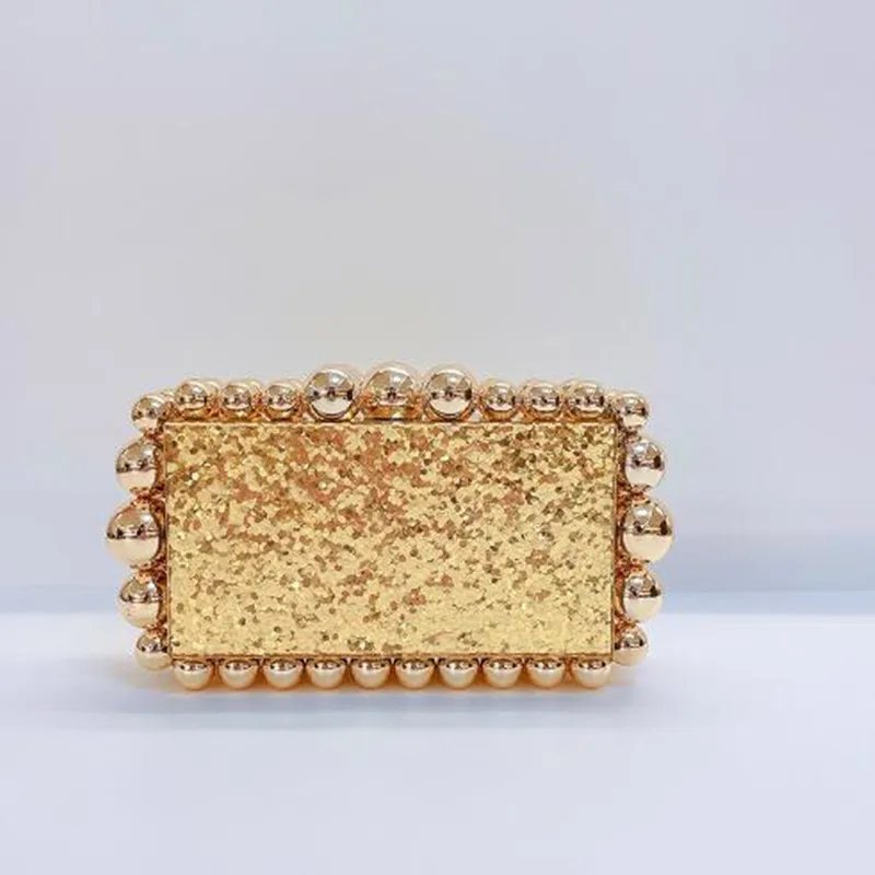 Luxury Acrylic Box Evening Clutch Bag Women Beads Designer Gold Sequin Novelty Purses Handbags Wedding Party
Luxury Acrylic Box Evening Clutch Bag Women Beads Designer Gold Sequin Novelty Purses Handbags Wedding Party