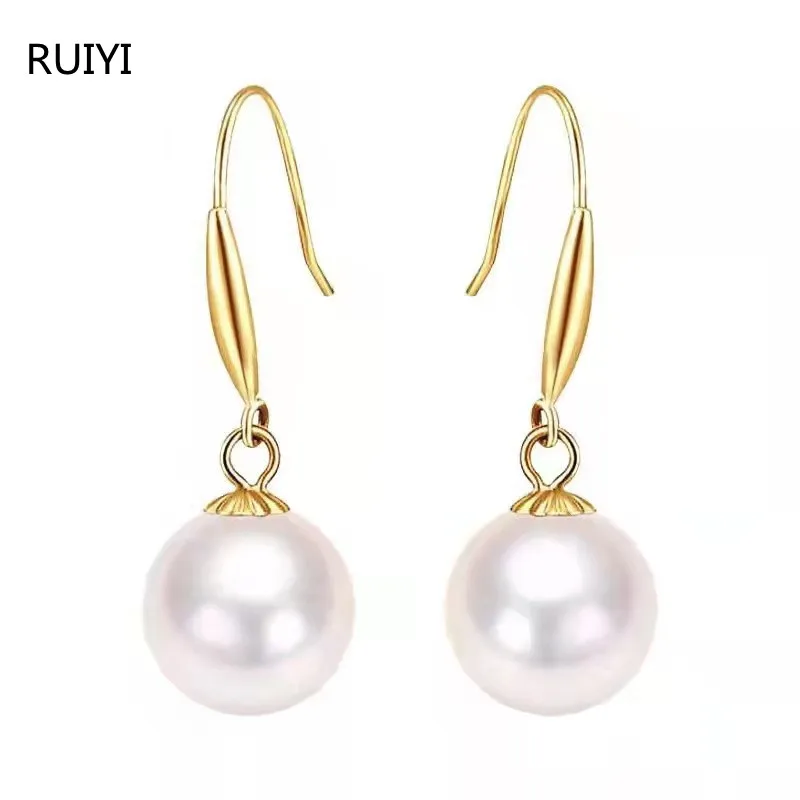 Серьги-подвески RUIYI из настоящего 18-каратного золота, чистые серьги AU750 с крючками для женщин, ювелирные изделия, подарки, жемчужные серьги
Серьги-подвески RUIYI из настоящего 18-каратного золота, чистые серьги AU750 с крючками для женщин, ювелирные изделия, подарки, жемчужные серьги