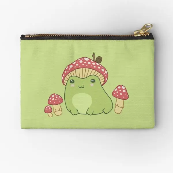 Kawaii Frog With Toadstool Mushroom Hat Zipper Pouches Women Coin Wallet Bag Men Socks Storage Pure Panties Cosmetic Packaging
Kawaii Frog With Toadstool Mushroom Hat Zipper Pouches Women Coin Wallet Bag Men Socks Storage Pure Panties Cosmetic Packaging
