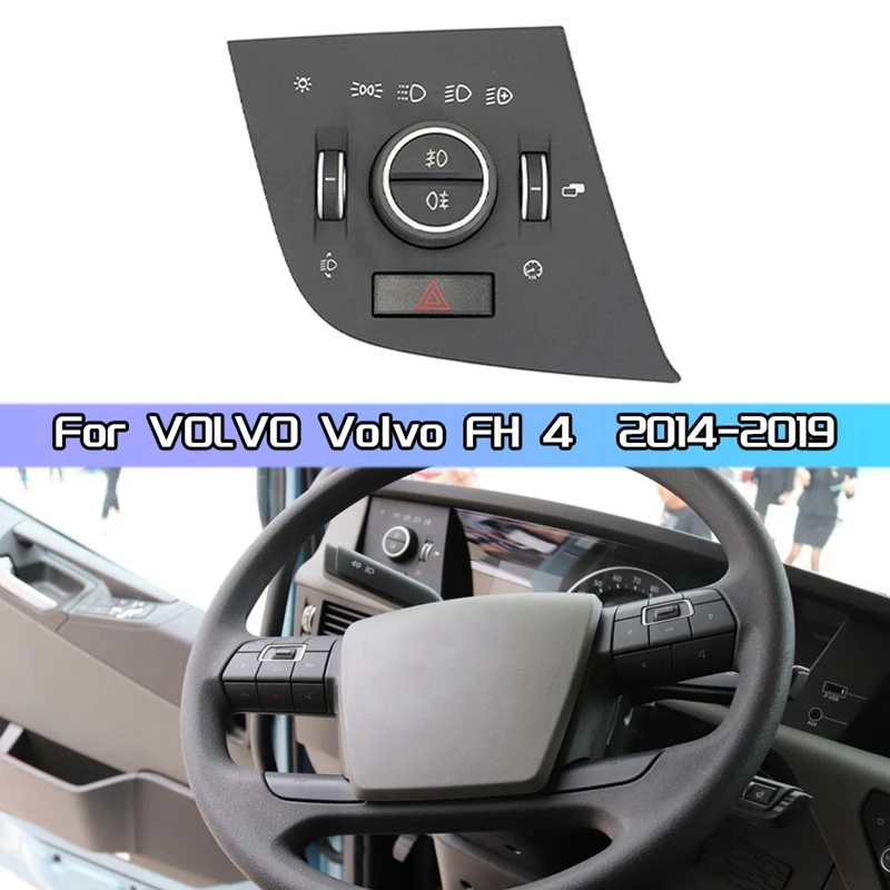 Accessories Number: 21762232 13150001 22154302 Truck Dashboard Headlight Switch Control Unit For VOLVO FH 4 2014-2019
Accessories Number: 21762232 13150001 22154302 Truck Dashboard Headlight Switch Control Unit For VOLVO FH 4 2014-2019