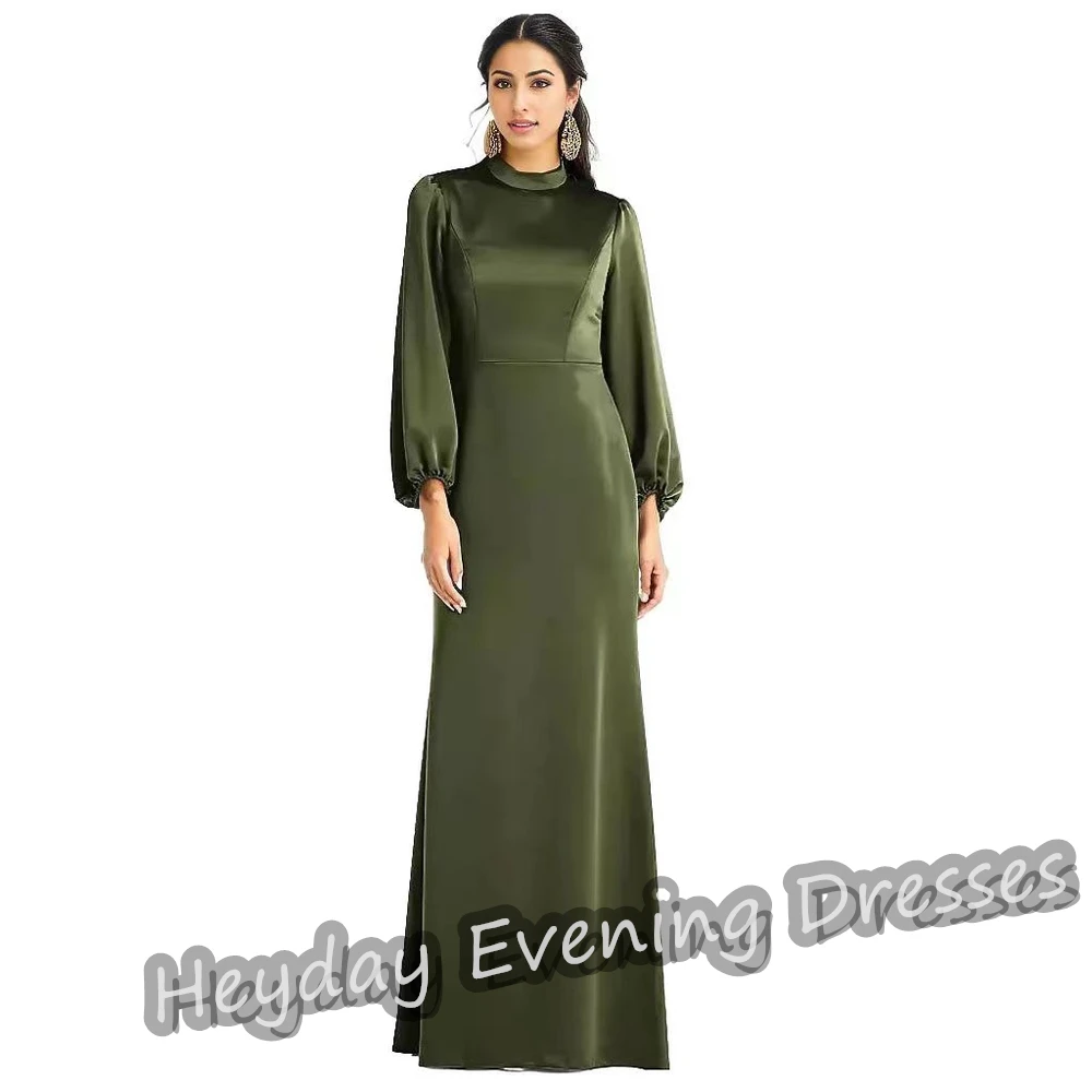 Heyday Satin O-Neck A-Line Saudi Arabia Simple Prom Gown Floor Length Long Sleeves Elegant Evening Party Dresses For Women 2024
Heyday Satin O-Neck A-Line Saudi Arabia Simple Prom Gown Floor Length Long Sleeves Elegant Evening Party Dresses For Women 2024