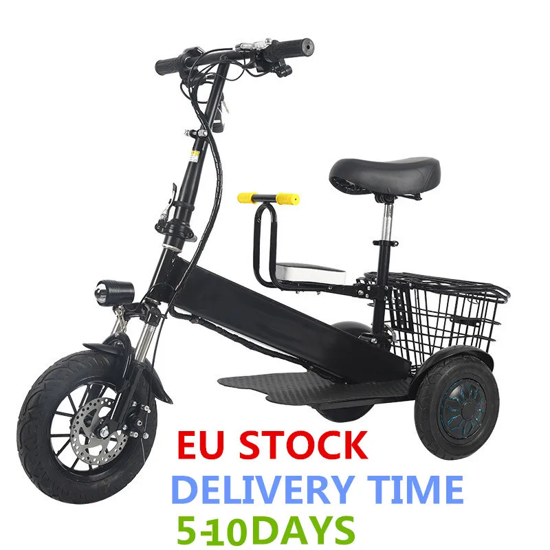 Adult Portable Mini Folding electric tricycle,parent-child scooter,3 Wheel waterproof Electric Scooter with basket13AH 500W 30KM
Adult Portable Mini Folding electric tricycle,parent-child scooter,3 Wheel waterproof Electric Scooter with basket13AH 500W 30KM