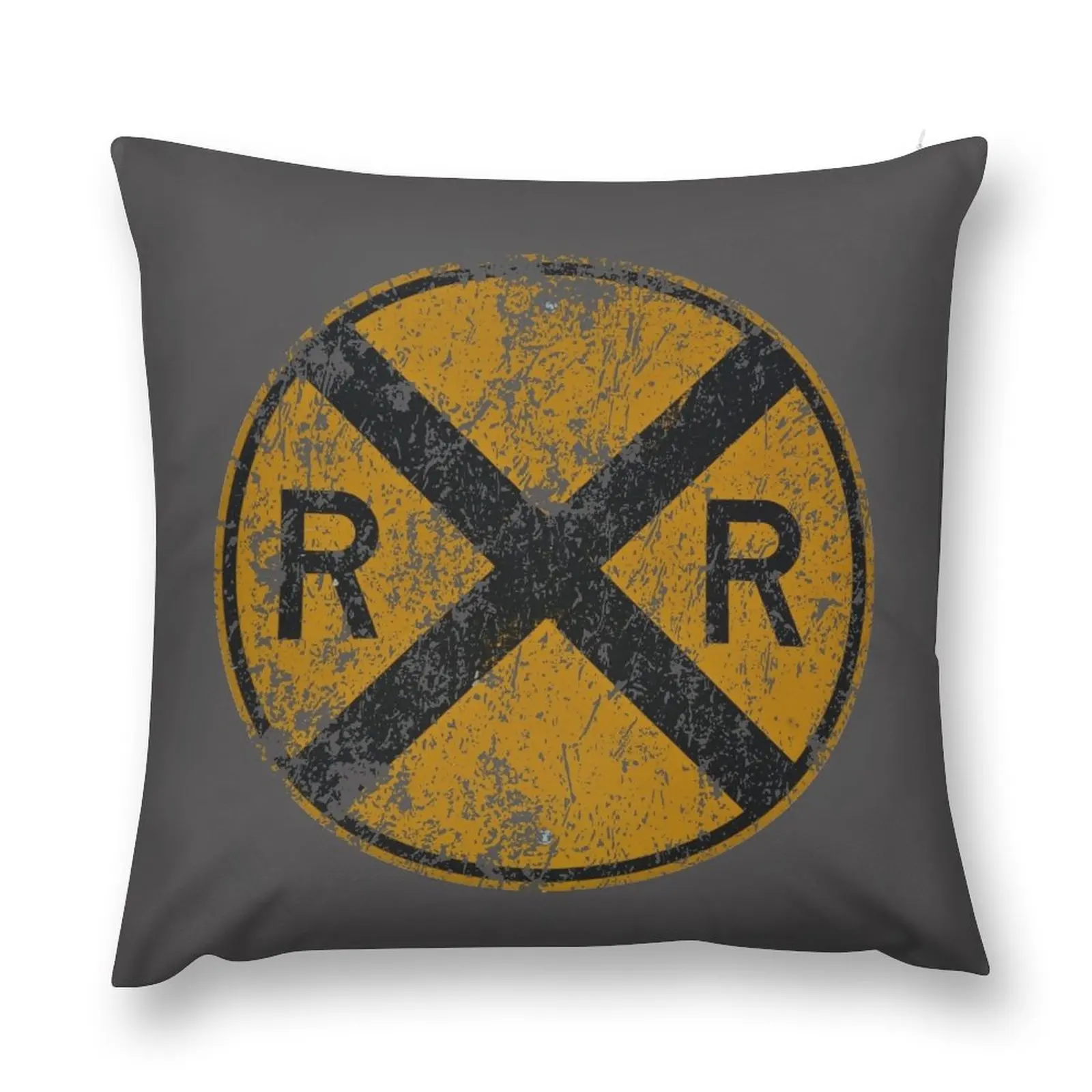 Distressed Railroad Crossing Sign Very Cool Vintage Throw Pillow pillowcases for sofa cushions Christmas Pillow Christmas Covers
Distressed Railroad Crossing Sign Very Cool Vintage Throw Pillow pillowcases for sofa cushions Christmas Pillow Christmas Covers