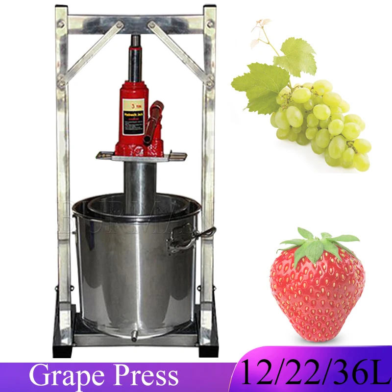 2023 12/22/36L Home Manual Hydraulic Fruit Squeezer Grape Blueberry Mulberry Presser Stainless Steel Juice Machine
2023 12/22/36L Home Manual Hydraulic Fruit Squeezer Grape Blueberry Mulberry Presser Stainless Steel Juice Machine