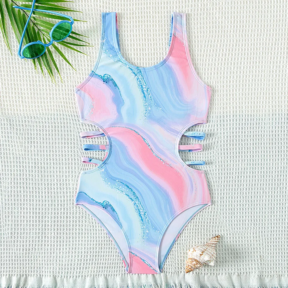 Girls Marble Print One Piece Swimsuit Kids 5-14 Years Children's Swimwear Cut Out Teenagers Bathing Suit 2024 Summer Beachwear
Girls Marble Print One Piece Swimsuit Kids 5-14 Years Children's Swimwear Cut Out Teenagers Bathing Suit 2024 Summer Beachwear