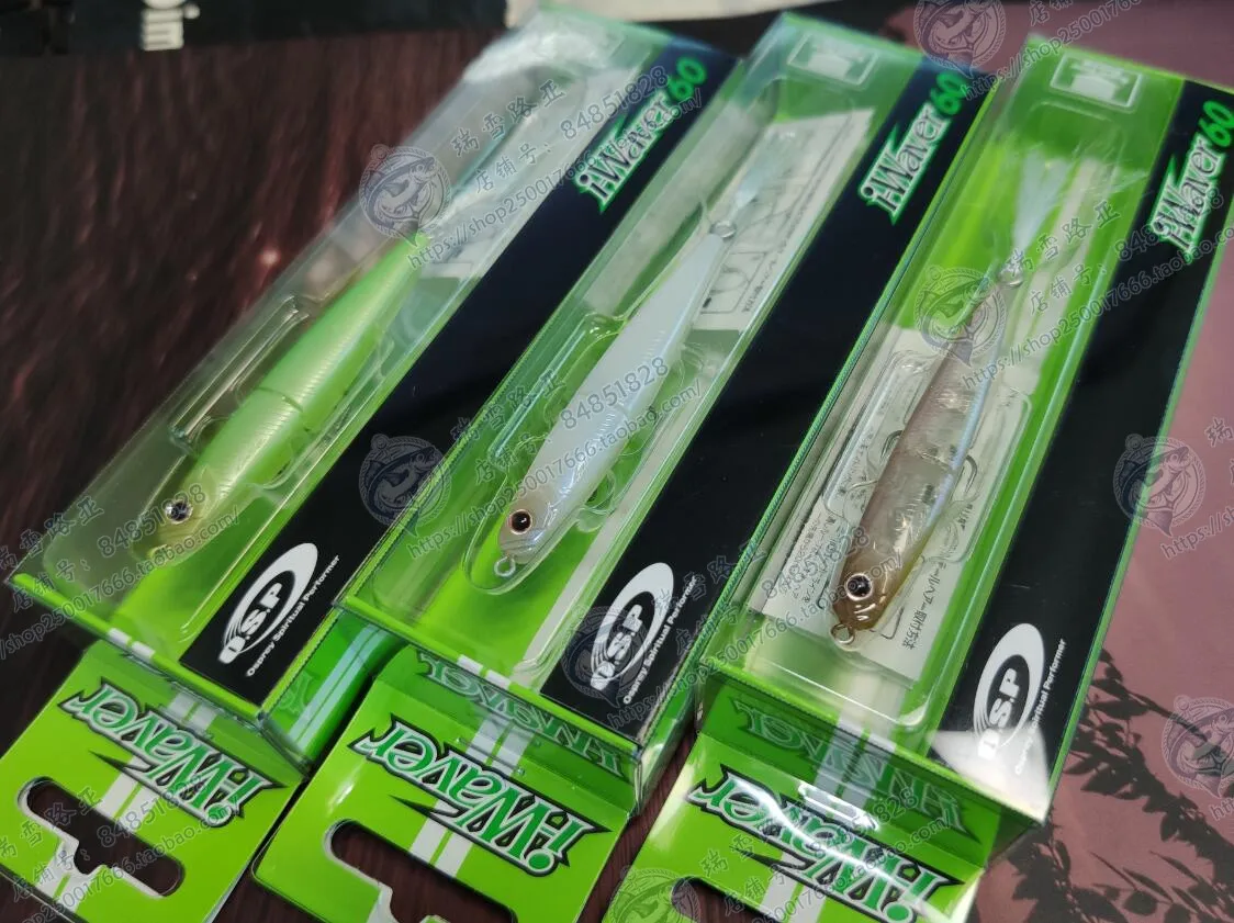 Japanese OSP I-WAVER60 Ultra Slow Sinking Endangered Fish 2.6g Shallow Micro Bait, Flip Mouthed Perch Bait
Japanese OSP I-WAVER60 Ultra Slow Sinking Endangered Fish 2.6g Shallow Micro Bait, Flip Mouthed Perch Bait