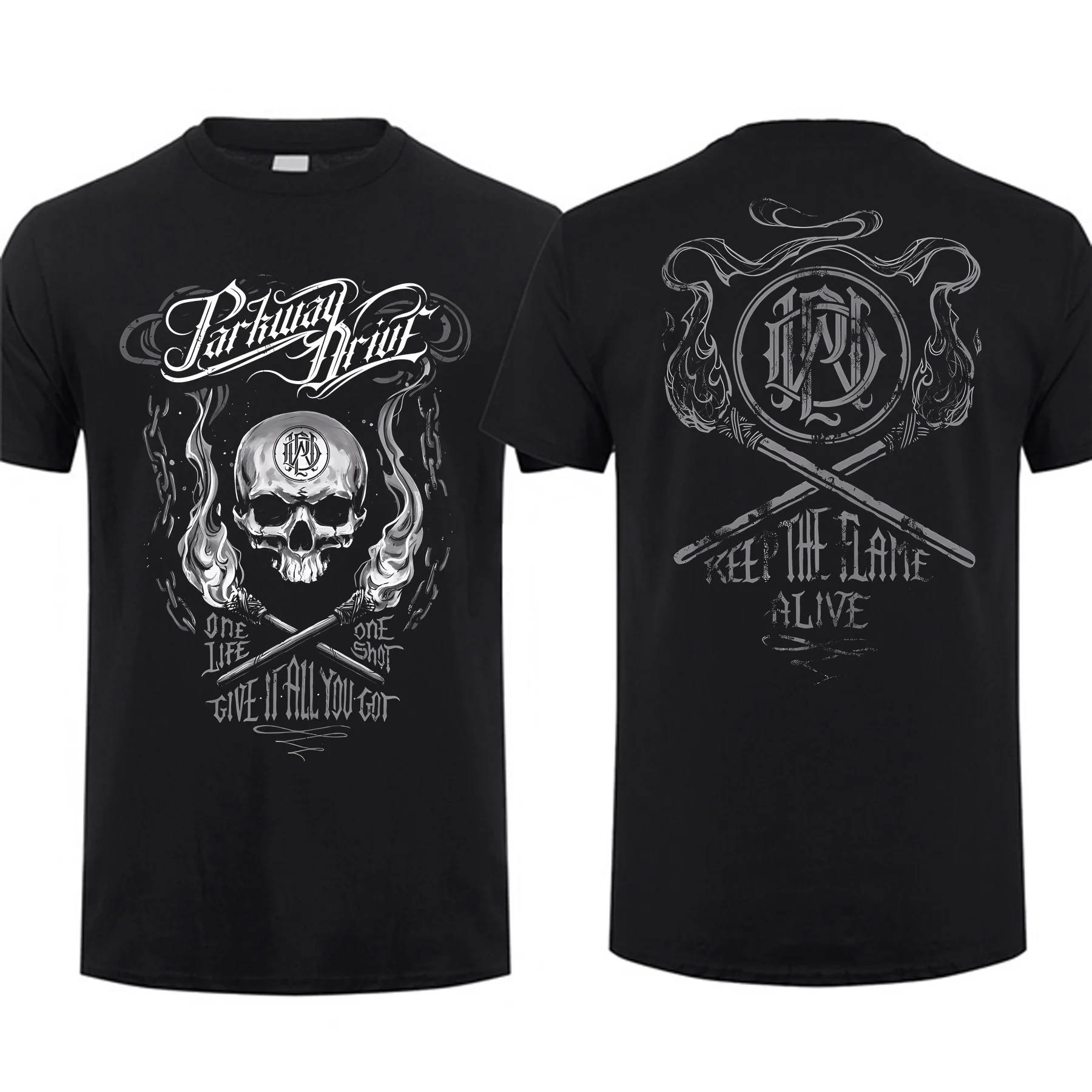 2023 Fashion Men T Shirt Double-sided Vice Grip Black By Parkway Drive Oversized T-shirt Graphic Youth Cloth Streetwear S-3XL
2023 Fashion Men T Shirt Double-sided Vice Grip Black By Parkway Drive Oversized T-shirt Graphic Youth Cloth Streetwear S-3XL