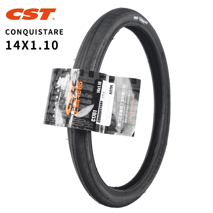 

CST CONQUISTARE 14inch Bicycle tires 14X1.10 60TPI C1761 28-254 Children's Bicycle Tube Tyre