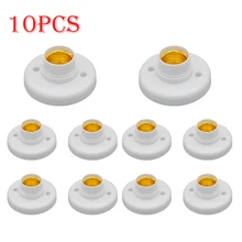 10Pcs E27 Light Bulb Pendant Screw Lamp Round Fixing Holder Fitting Screw Cap Socket Lampholders Fixture Lighting Accessories
10Pcs E27 Light Bulb Pendant Screw Lamp Round Fixing Holder Fitting Screw Cap Socket Lampholders Fixture Lighting Accessories