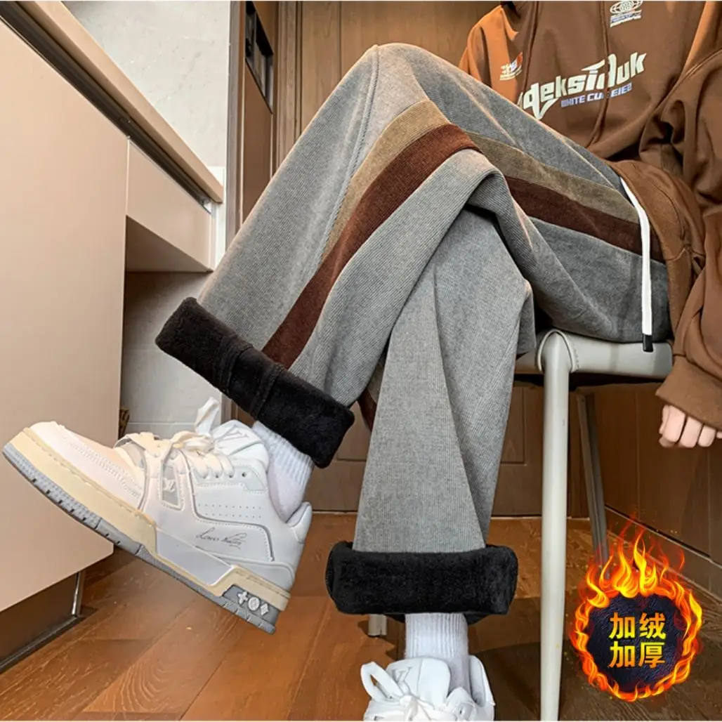 Spring and Autumn American Street Trend Men Winter Personalized Corduroy Loose Wide Leg Simple Straight Leg Retro Casual Pants
Spring and Autumn American Street Trend Men Winter Personalized Corduroy Loose Wide Leg Simple Straight Leg Retro Casual Pants