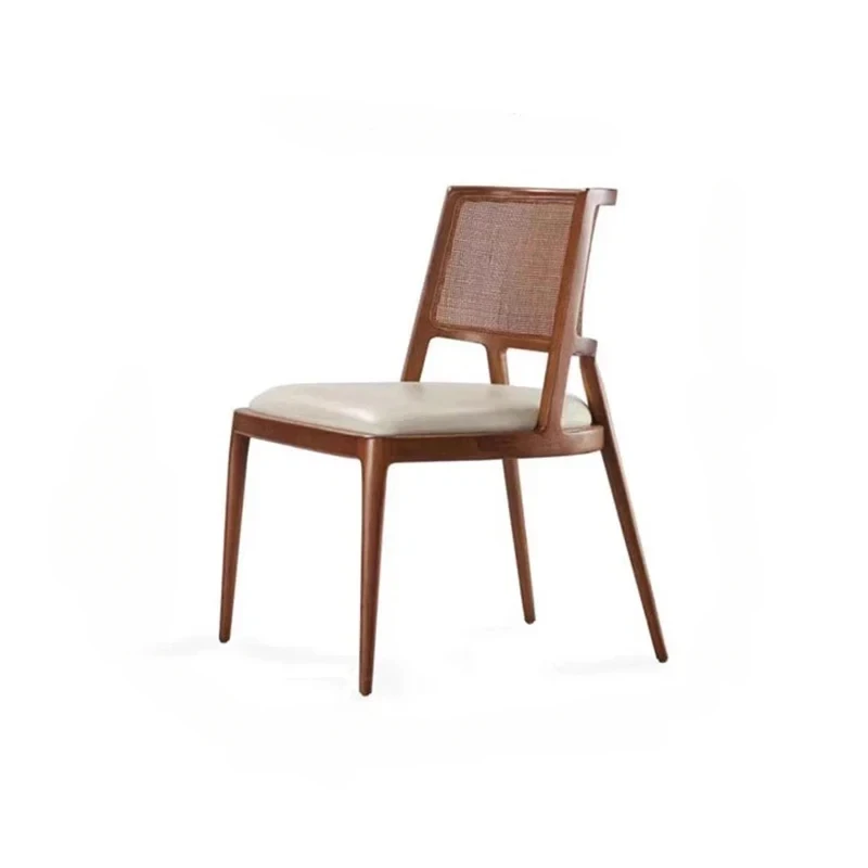 

Современные расслабляющие обеденные стулья Nordic Accent, деревянная кухня, эргономичная мебель для дома
