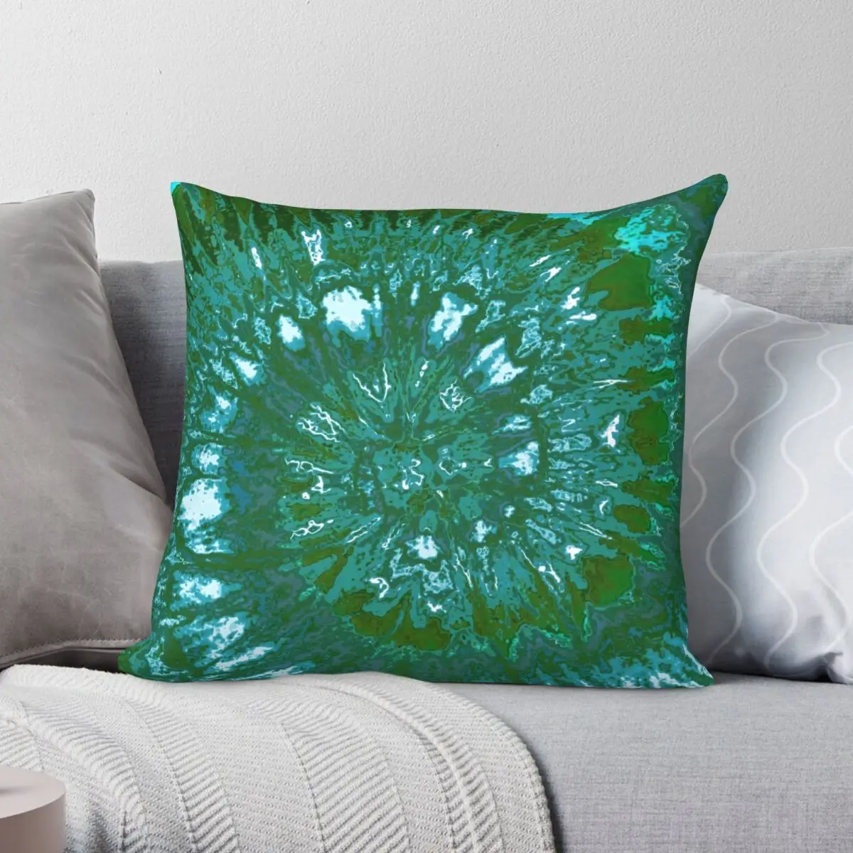 Квадратный чехол TULANE В Стиле Tie Dye полиэстеровый льняной бархатный креативный