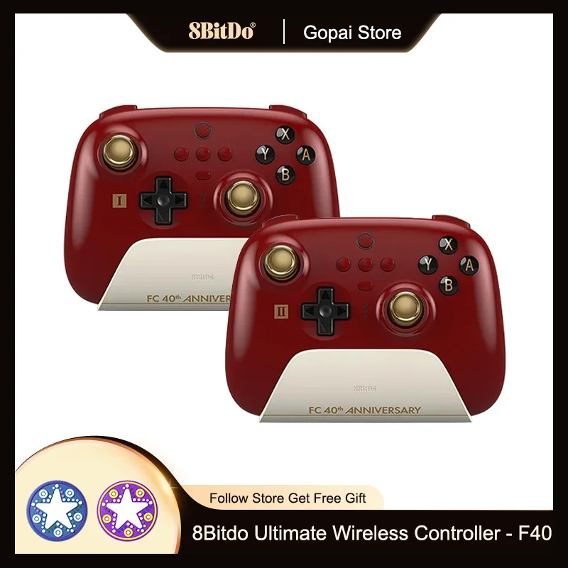 8bitdo Ultimate контроллер-F40 Ограниченная серия Bluetooth геймпад джойстик для Nintendo Switch Steam iOS Windows PC
8bitdo Ultimate контроллер-F40 Ограниченная серия Bluetooth геймпад джойстик для Nintendo Switch Steam iOS Windows PC