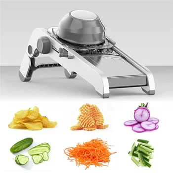5 Best budget and quality Stainless Steel vegetable chopper cutter Adjustable Mandoline Slicer Multi‑Purpose Vegetable Chopper Cutter 13
