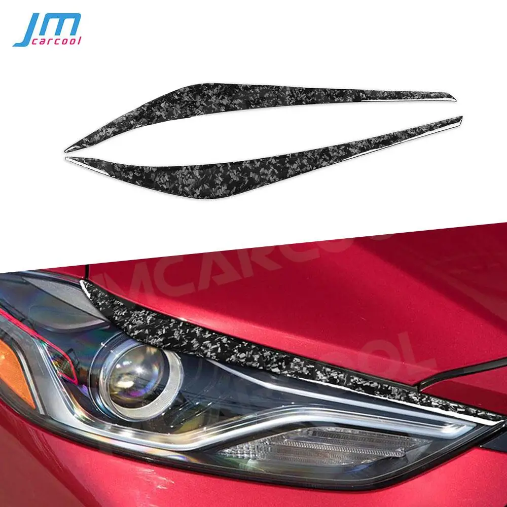 Forged Carbon Fiber Eyebrow Headlight Covers for Hyundai Elantra 2016 2017 2018 Front Bumper Eyelids Car Styling
Forged Carbon Fiber Eyebrow Headlight Covers for Hyundai Elantra 2016 2017 2018 Front Bumper Eyelids Car Styling