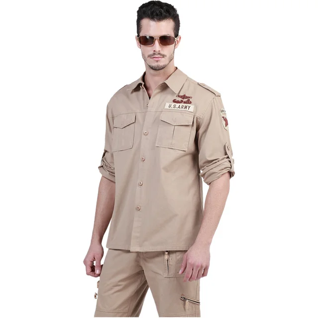 Military Uniforms Tactical Shirts Mens Army Style Clothing Casual Long Sleeve Camouflage Shirts Male Cotton Camo Cargo Tops 4xl
Military Uniforms Tactical Shirts Mens Army Style Clothing Casual Long Sleeve Camouflage Shirts Male Cotton Camo Cargo Tops 4xl