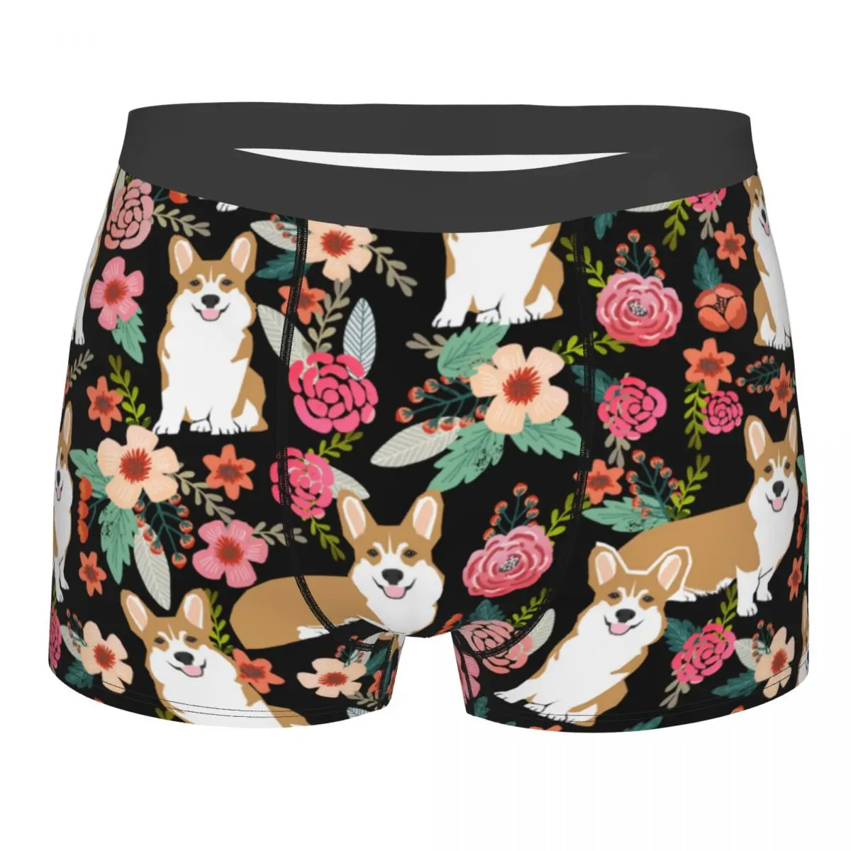 Corgi Floral Dog Vintage Men Underwear Animal Boxer Briefs Shorts Panties Novelty Mid Waist Underpants for Homme
Corgi Floral Dog Vintage Men Underwear Animal Boxer Briefs Shorts Panties Novelty Mid Waist Underpants for Homme