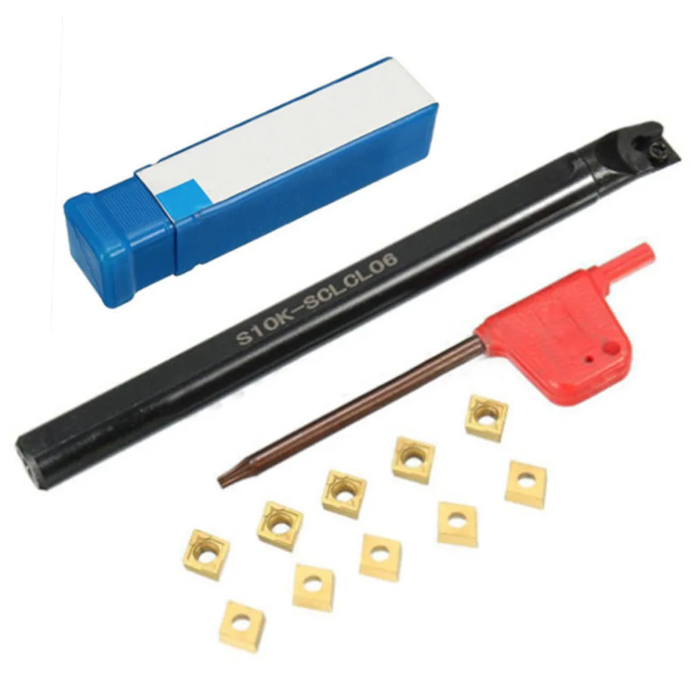 Take your turning operations to the next level with CCMT060204 Carbide Inserts + S10KSCLCL06 Lathe Turning Tool Holder
Take your turning operations to the next level with CCMT060204 Carbide Inserts + S10KSCLCL06 Lathe Turning Tool Holder