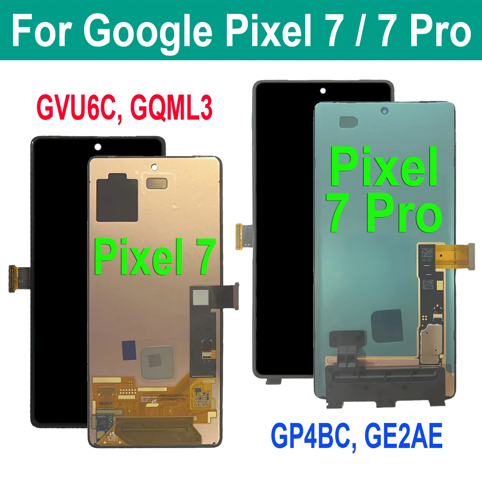 Original AMOLED For Google Pixel 7 Pro 7Pro LCD GP4BC GE2AE Display Touch Screen Digitizer For Google Pixel7 Pro LCD GVU6C GQML3
Original AMOLED For Google Pixel 7 Pro 7Pro LCD GP4BC GE2AE Display Touch Screen Digitizer For Google Pixel7 Pro LCD GVU6C GQML3