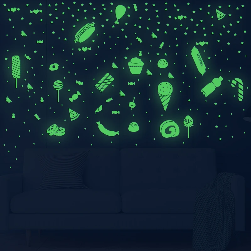 Cartoon Snack wall stickers for kids living room girl home kitch bedroom home dector wall stickers decoration luminous stickers
Cartoon Snack wall stickers for kids living room girl home kitch bedroom home dector wall stickers decoration luminous stickers