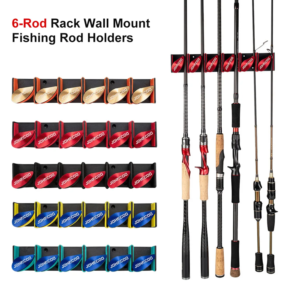 Fishing Rod Holder Wall Mount 6-Rod Vertical Rack Sturdy Space Saving Fishing Pole Holder Easy to Install Fishing Accessories
Fishing Rod Holder Wall Mount 6-Rod Vertical Rack Sturdy Space Saving Fishing Pole Holder Easy to Install Fishing Accessories