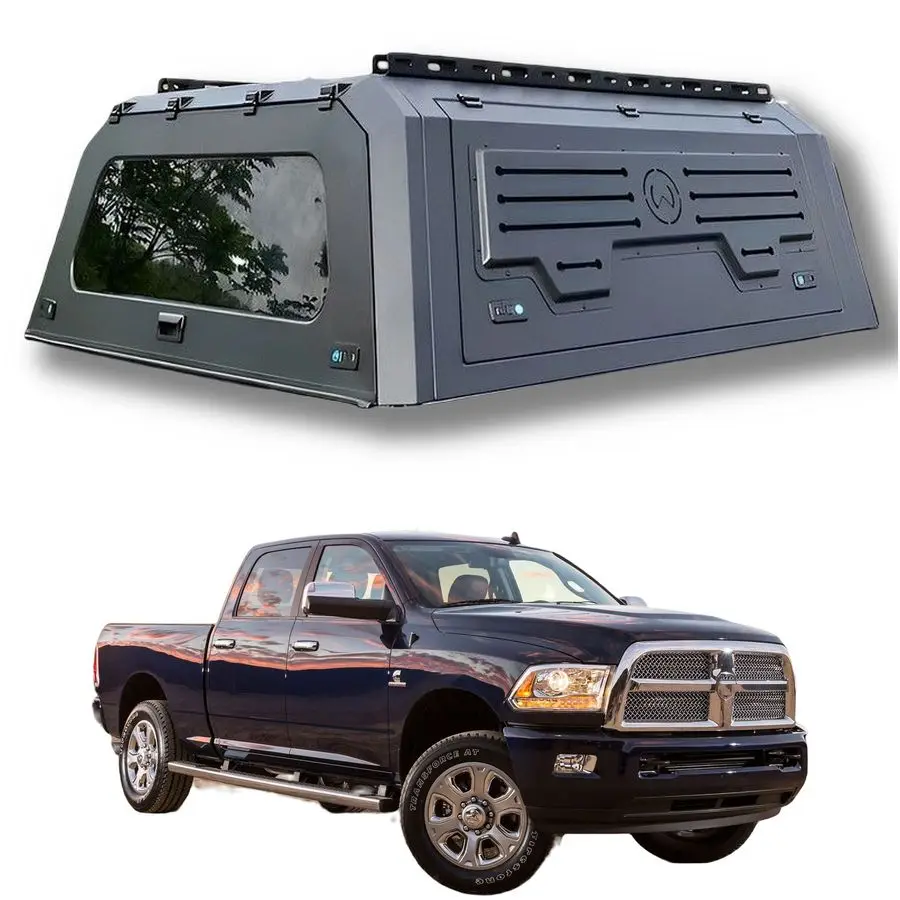 

Wholesale High Quality Durable Waterproof Custom Steel Canopy Hardtop Pickup Truck Special Canopy For Ram 2500 Short Bed