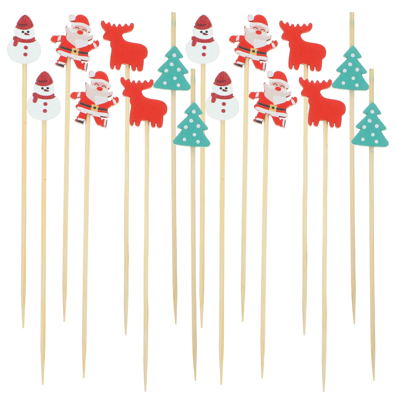 100 Pcs Christmas Decor Disposable Fruit Skewers Bamboo Platter Sushi Fork 100pcs/pack (color) Picks Party Cocktail Snack Food
100 Pcs Christmas Decor Disposable Fruit Skewers Bamboo Platter Sushi Fork 100pcs/pack (color) Picks Party Cocktail Snack Food