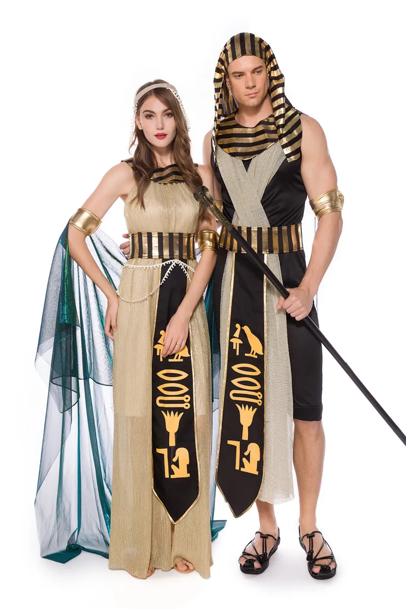 Halloween Ancient Egyptian Pharaoh Costume Carnival Party Cosplay Ancient Greek Medieval Man Woman Fancy Dress
Halloween Ancient Egyptian Pharaoh Costume Carnival Party Cosplay Ancient Greek Medieval Man Woman Fancy Dress