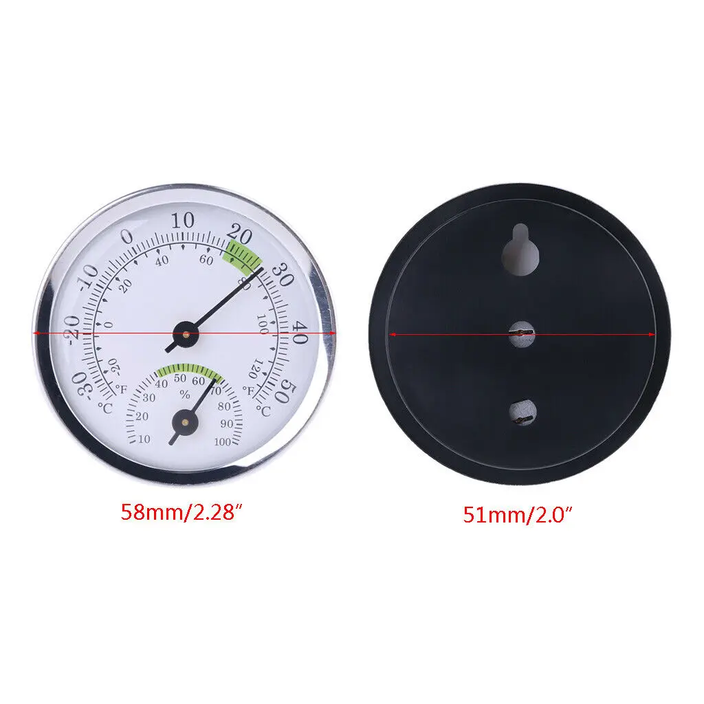 Offices Workshops Monitor Indoor Analog Thermometer Hygrometer Mini Household Wall Mounted Temperature Humidity
Offices Workshops Monitor Indoor Analog Thermometer Hygrometer Mini Household Wall Mounted Temperature Humidity