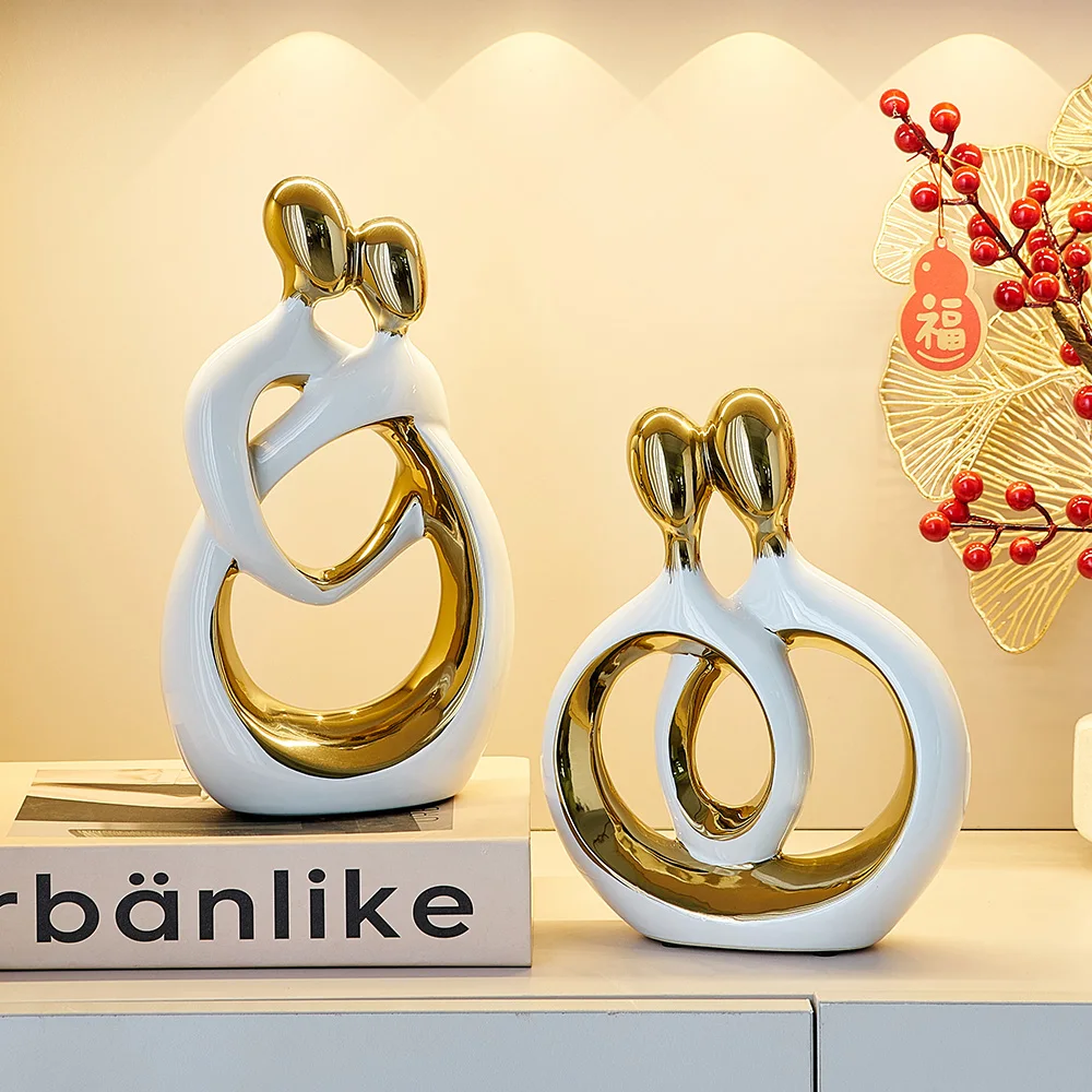 Aesthetic Lovers Sculpture Nordic Home Living Room Decoration Desk Accessories Figurines for Interior Room Decor Wedding Gift 
Aesthetic Lovers Sculpture Nordic Home Living Room Decoration Desk Accessories Figurines for Interior Room Decor Wedding Gift