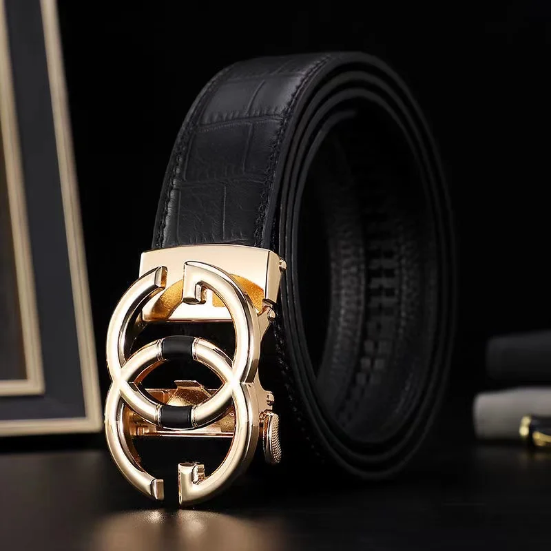 Luxury Golf Men's Leather Automatic Buckle Belt For Young Men Trend Cowhide Korean Version of the Personality Belt For Young Men
Luxury Golf Men's Leather Automatic Buckle Belt For Young Men Trend Cowhide Korean Version of the Personality Belt For Young Men