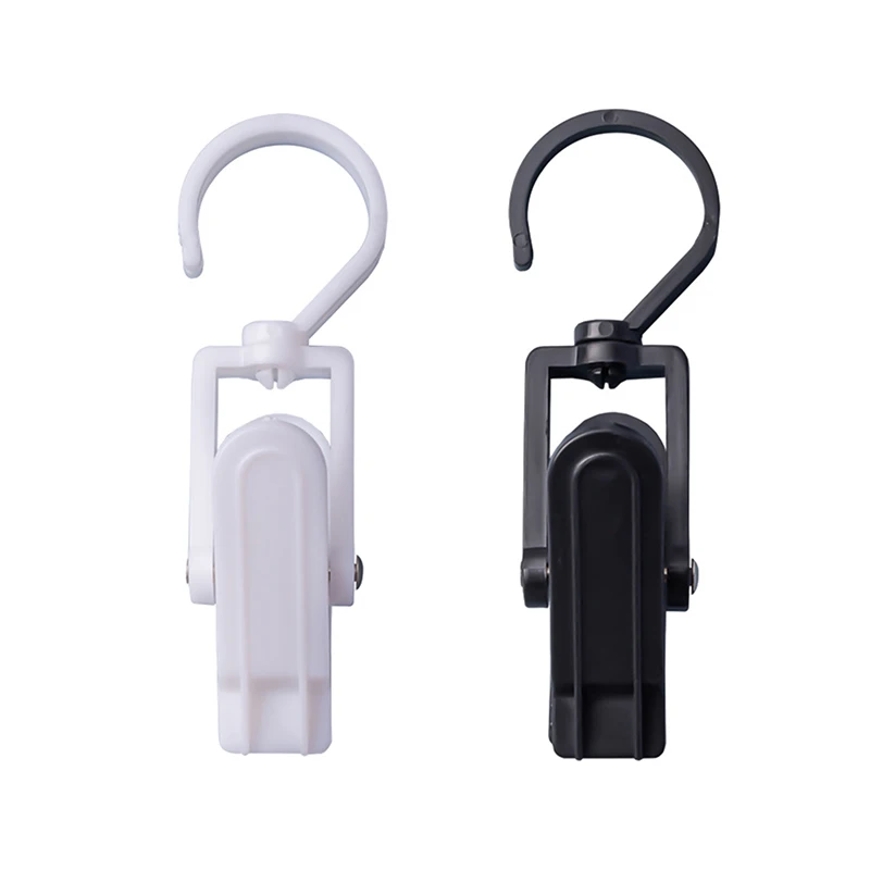 

3 Pcs Rotating Clothes Pegs Hanger Laundry Hat Clip Supermarket Sock Display Plastic Clip Curtain Clip With Hook