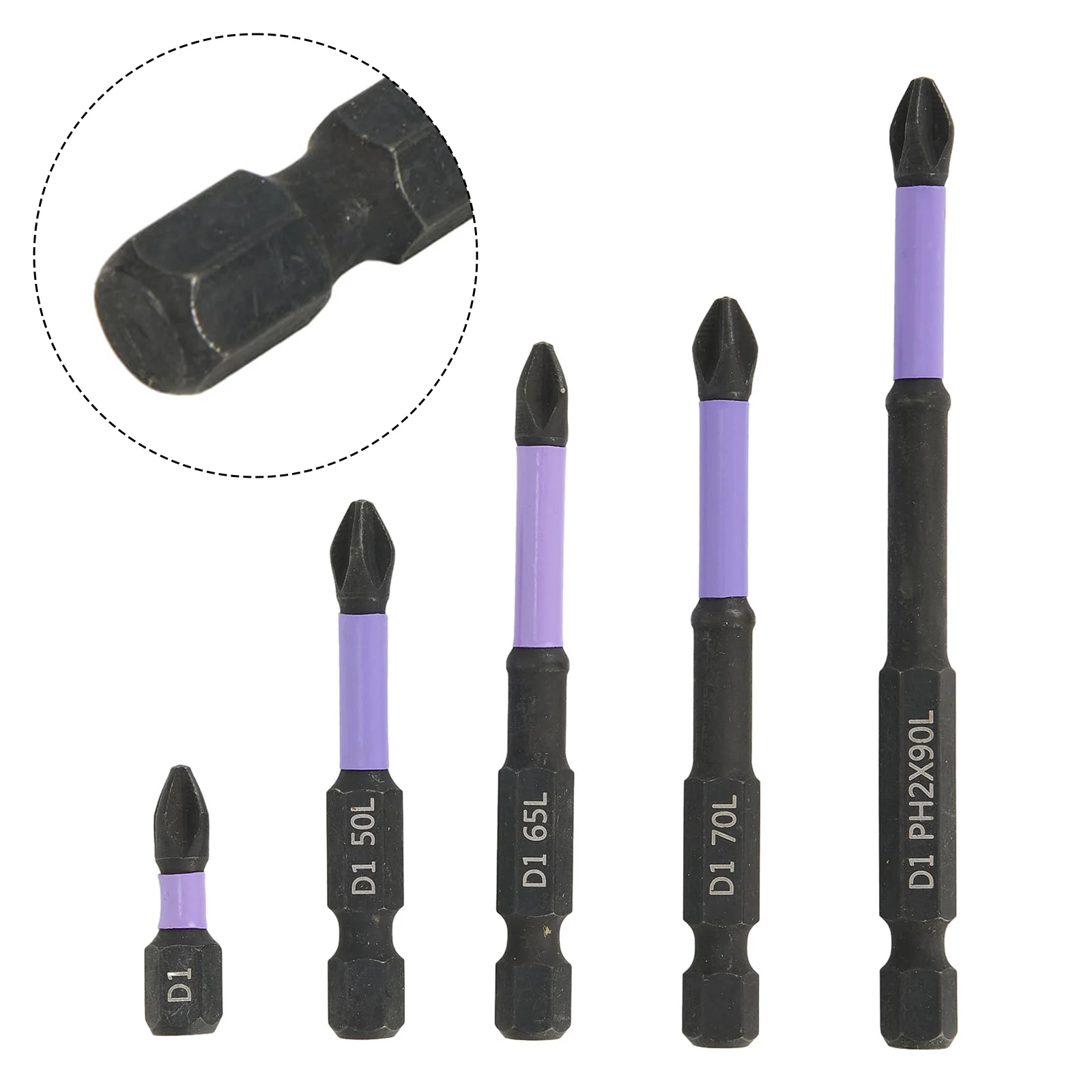 5PCS Non-slip PH2 Magnetic Batch Head Cross Screwdriver Impact Drill Bit 25-90mm Hand Tools Multi-tool Screwdriver Set
5PCS Non-slip PH2 Magnetic Batch Head Cross Screwdriver Impact Drill Bit 25-90mm Hand Tools Multi-tool Screwdriver Set