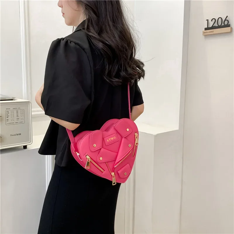 Motorcycle Style Clothes Shape Crossbody Bag Spice Girl Style Shoulder Bag Women Heart Shape Handbag Love Messenger Bag
Motorcycle Style Clothes Shape Crossbody Bag Spice Girl Style Shoulder Bag Women Heart Shape Handbag Love Messenger Bag