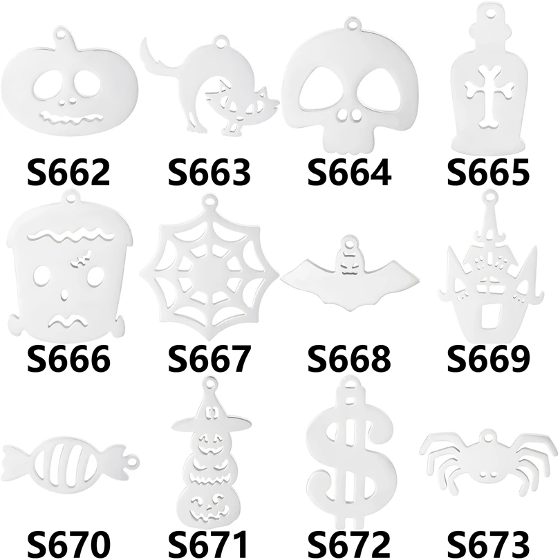 6PCS Silver Tone No Fade Steel Charms Halloween Charms Pumpkin Bat Snowmen Pendants diy Jewlery Making Necklaces for Kids Gifts
6PCS Silver Tone No Fade Steel Charms Halloween Charms Pumpkin Bat Snowmen Pendants diy Jewlery Making Necklaces for Kids Gifts