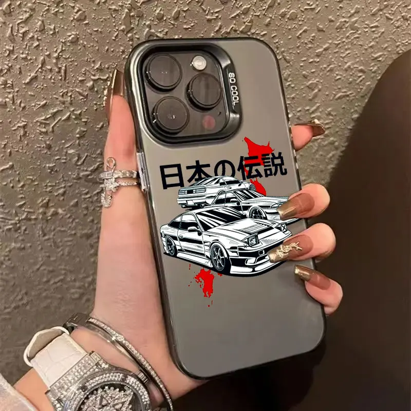 Tokyo JDM Drift Sports Car Anime Coque For Apple iPhone 16e 16 14 15 13 11 Pro Max Plus Case 12 Mini 16e Shockproof Phone Cover Tokyo JDM Drift Sports Car Anime Coque For Apple iPhone 16e 16 14 15 13 11 Pro Max Plus Case 12 Mini 16e Shockproof Phone Cover