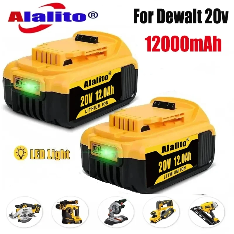 20 в 12000 мАч литиевая сменная батарея для Dewalt 18 в DCB184 DCB200 DCB182 DCB180 DCB181 DCB182 DCB201 DCB206
20 в 12000 мАч литиевая сменная батарея для Dewalt 18 в DCB184 DCB200 DCB182 DCB180 DCB181 DCB182 DCB201 DCB206