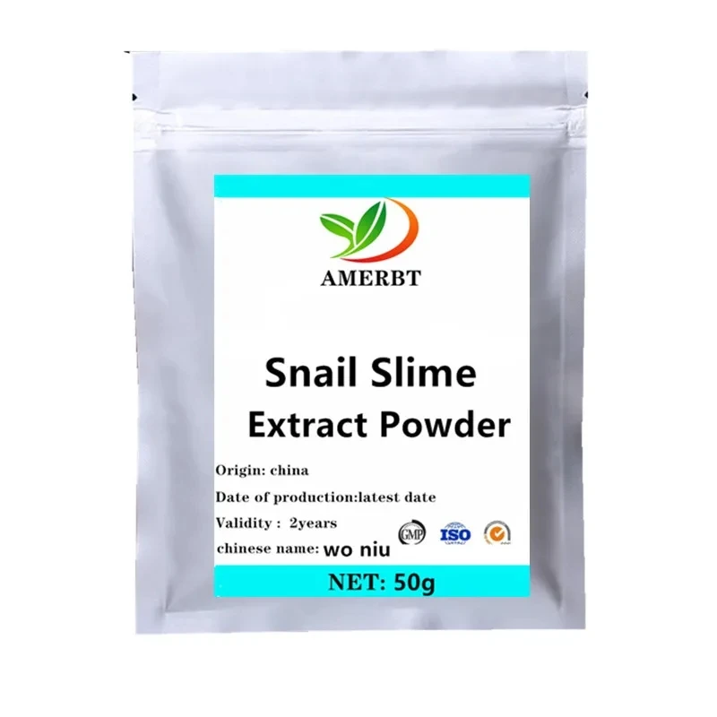 

98% Snail Slime Extract Powder，Moisturizing Cosmetic Raw, Skin Whitening and Smooth, supplement Anti Aging