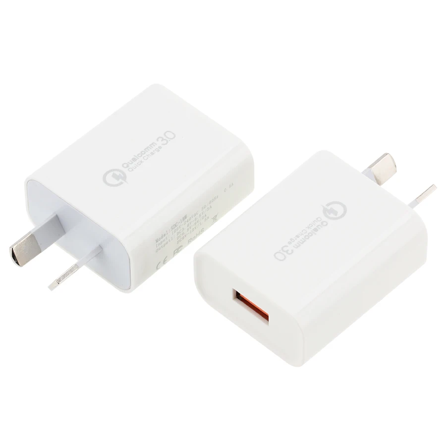 100 шт. USB адаптер питания для быстрой зарядки QC3.0 18 Вт австралийская Новая Зеландия австралийская вилка AU настенное дорожное зарядное устройство для iPhone Samsung смартфона
100 шт. USB адаптер питания для быстрой зарядки QC3.0 18 Вт австралийская Новая Зеландия австралийская вилка AU настенное дорожное зарядное устройство для iPhone Samsung смартфона