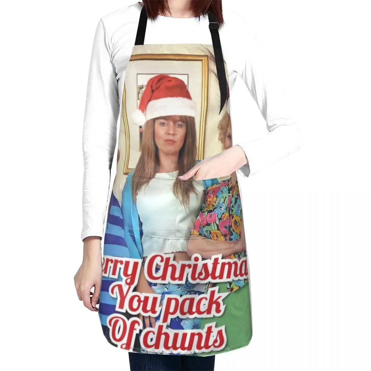

Copy of Merry Christmas you pack of chunts Apron Men gift chef costume