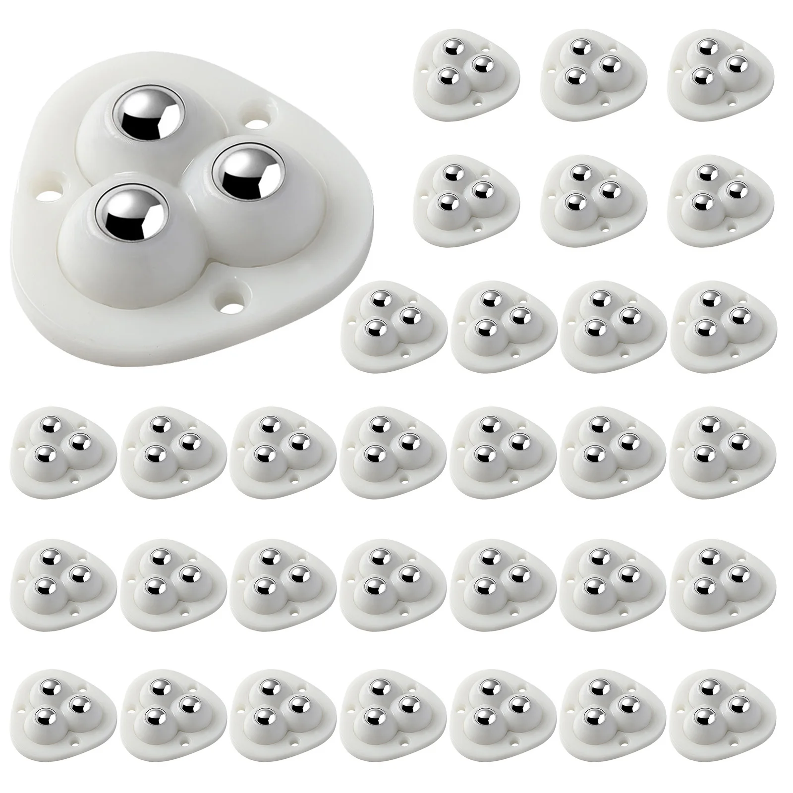 32pcs Swivel Mini Sticky Wheels, Stainless Steel Sticky Universal Pulleys Black Steel Ball Pulley Home Building Hardware
32pcs Swivel Mini Sticky Wheels, Stainless Steel Sticky Universal Pulleys Black Steel Ball Pulley Home Building Hardware