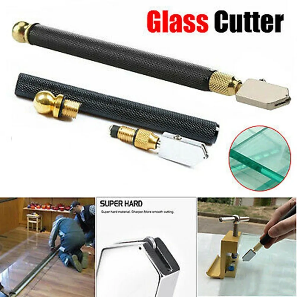 1pc Glass Cutter Portable Wheel Blade With Non-slip Handle Diamond Roller Glass Cutter For DIY Tile Craft Cutting Hand Tool
1pc Glass Cutter Portable Wheel Blade With Non-slip Handle Diamond Roller Glass Cutter For DIY Tile Craft Cutting Hand Tool
