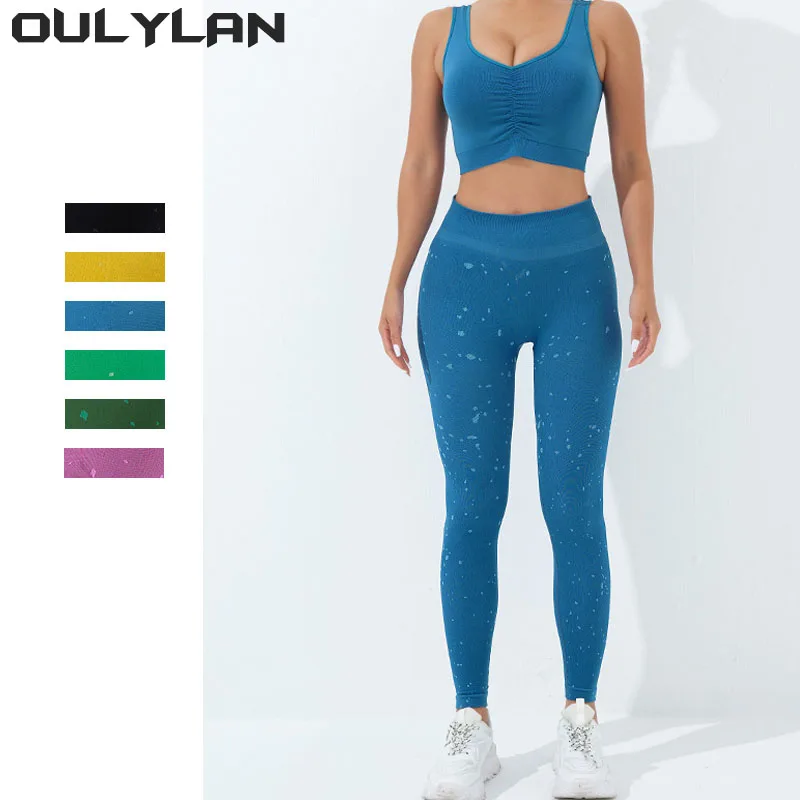 Oulylan Bra Sport Outfit For Women Yoga Set Seamless Yoga Suit Gym Clothing Workout Set 2PCS High Waist Fitness Leggings+Sports
Oulylan Bra Sport Outfit For Women Yoga Set Seamless Yoga Suit Gym Clothing Workout Set 2PCS High Waist Fitness Leggings+Sports