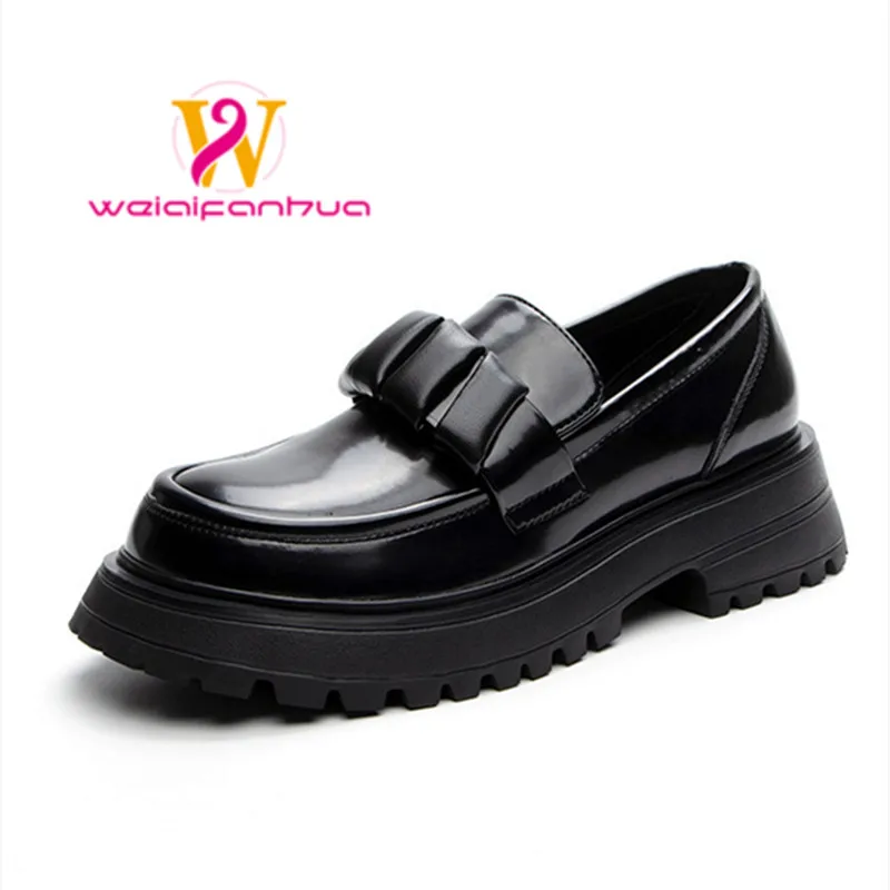Loafers Women's Genuine Leather 2023 New Spring Platform Women English Style Casual Fashion School Shoes Women High Heels Women
Loafers Women's Genuine Leather 2023 New Spring Platform Women English Style Casual Fashion School Shoes Women High Heels Women