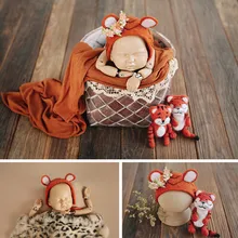 Handmade Wool Felt Tiger Hat Doll Flower Headdres Rabbit Fur Blanket Newborn Props Photography Clothes Baby Photo Accessories
Handmade Wool Felt Tiger Hat Doll Flower Headdres Rabbit Fur Blanket Newborn Props Photography Clothes Baby Photo Accessories
