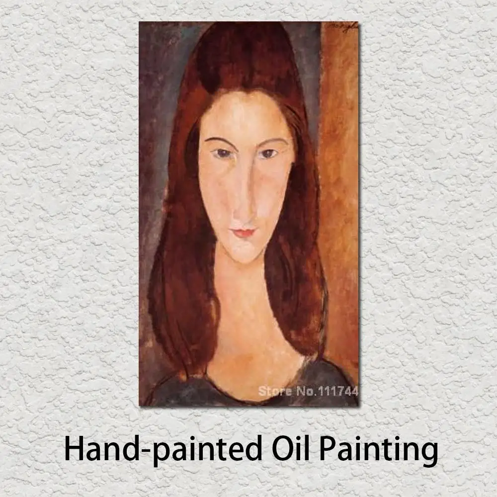

Most Popular Paintings Portrait of Jeanne Hebuterne Amedeo Modigliani Artwork High Quality Hand Painted