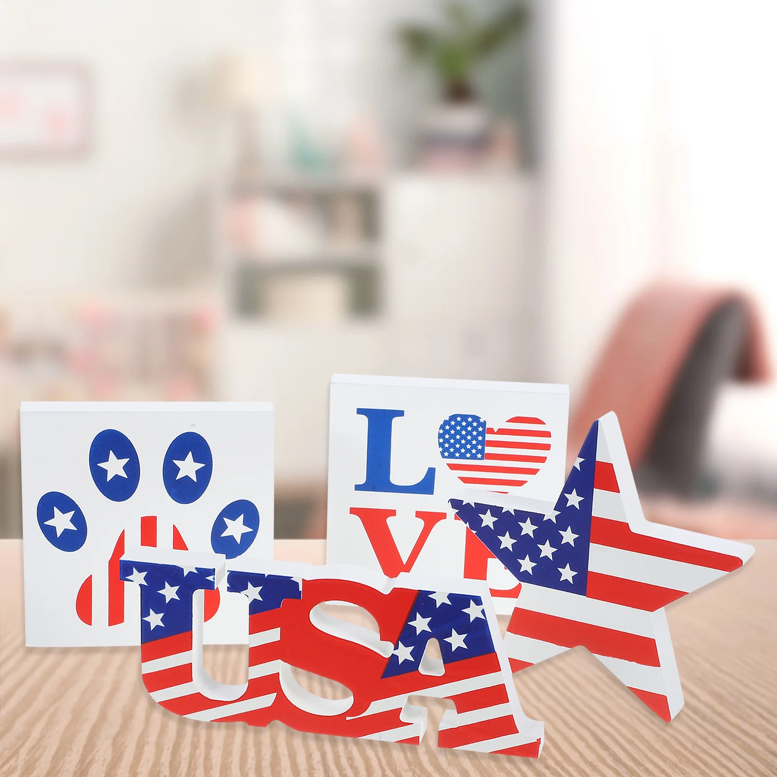 4 Pcs National Day Decoration Office Desk Patriotic Wooden Tray Venue Setting Props
4 Pcs National Day Decoration Office Desk Patriotic Wooden Tray Venue Setting Props